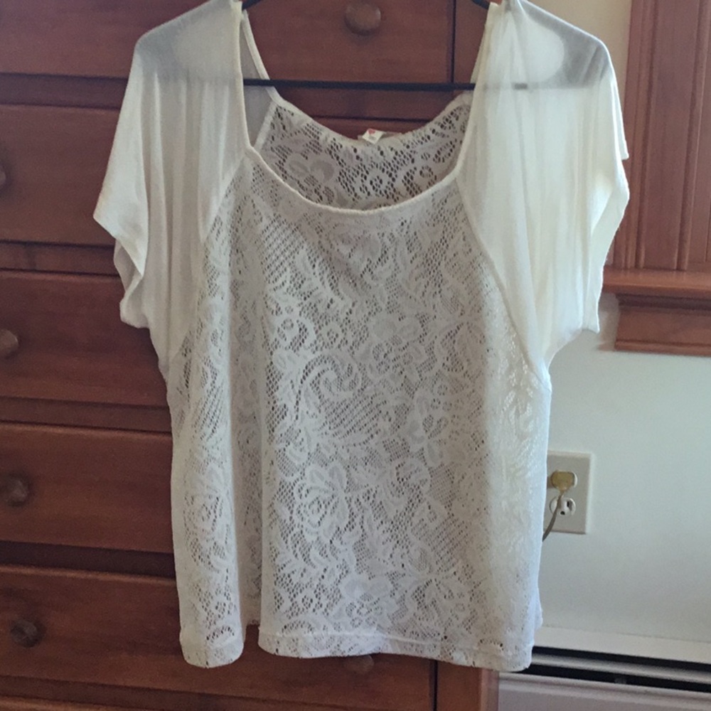 Lace like Sheer top